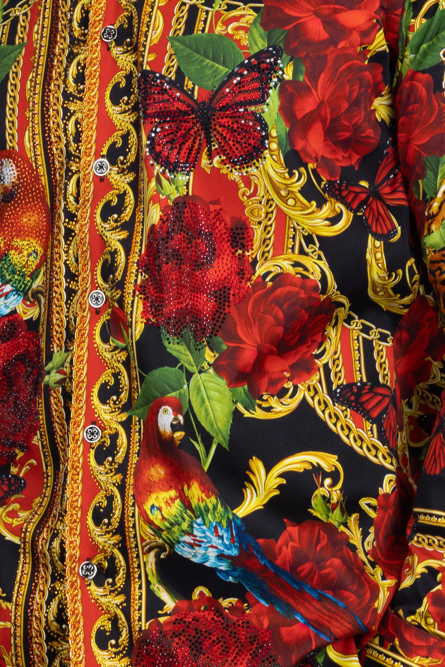 Casablanca Rhinestone Long Sleeve Shirt - Image 3
