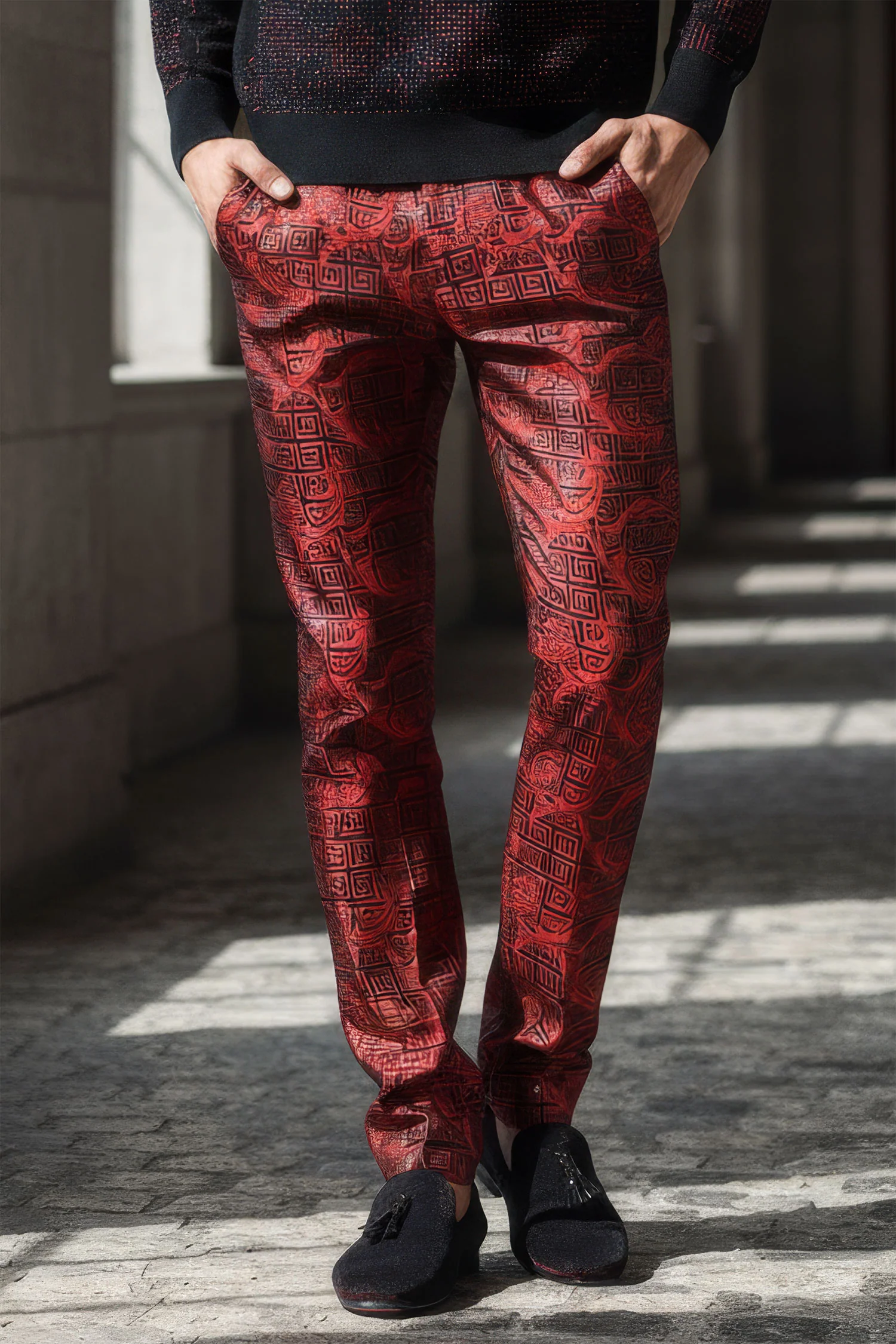 FLORAL GREEK Pants - Image 3