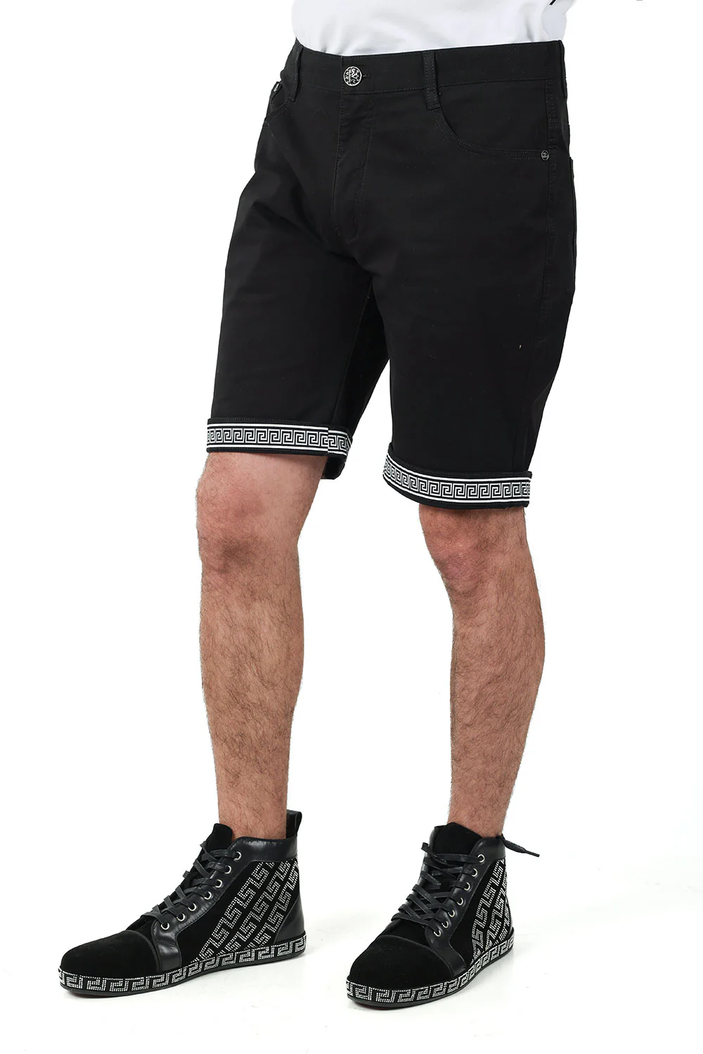 Game On Greek Key Shorts - Image 3