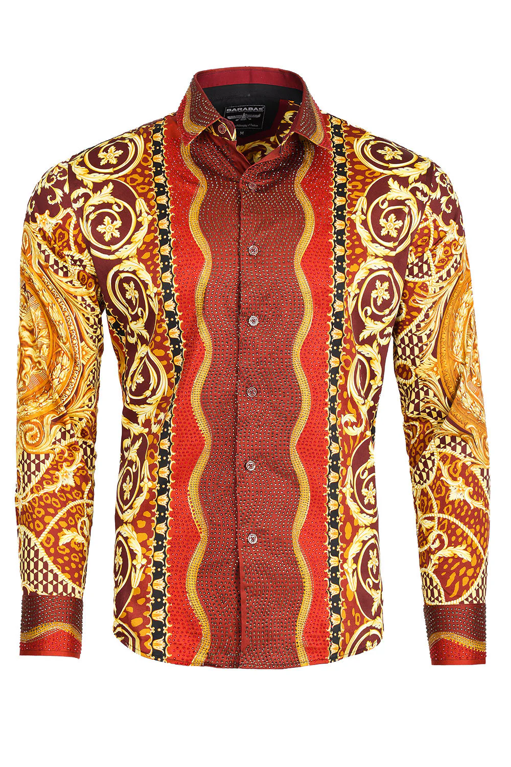 Glance of Medusa Rhinestone Long Sleeve Shirt - Image 8