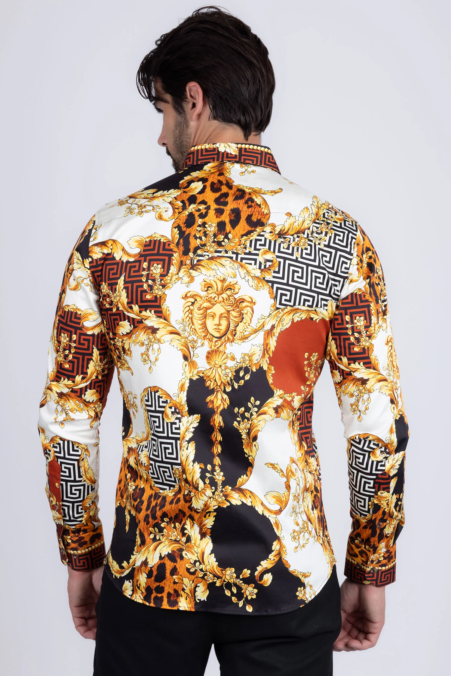Leopard Baroque Long Sleeve Shirt - Image 12