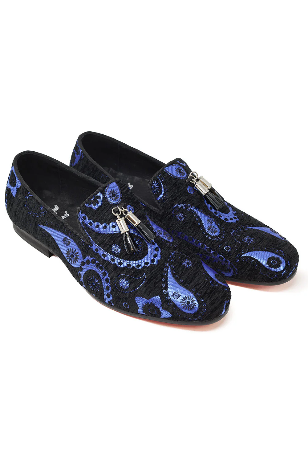 Luscious Paisley Tassel Loafers - Image 11