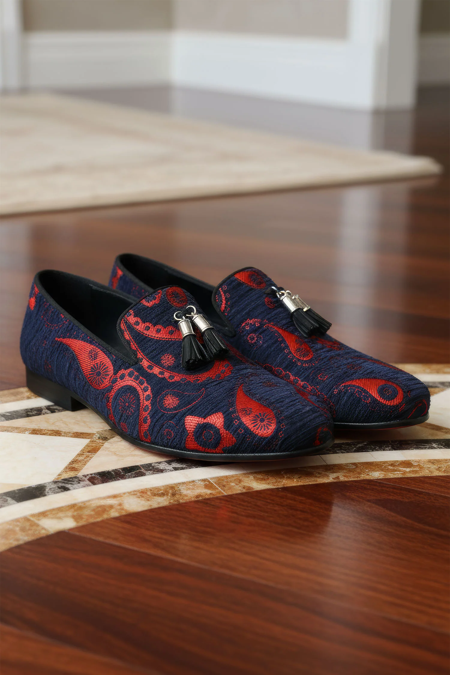 Luscious Paisley Tassel Loafers - Image 4