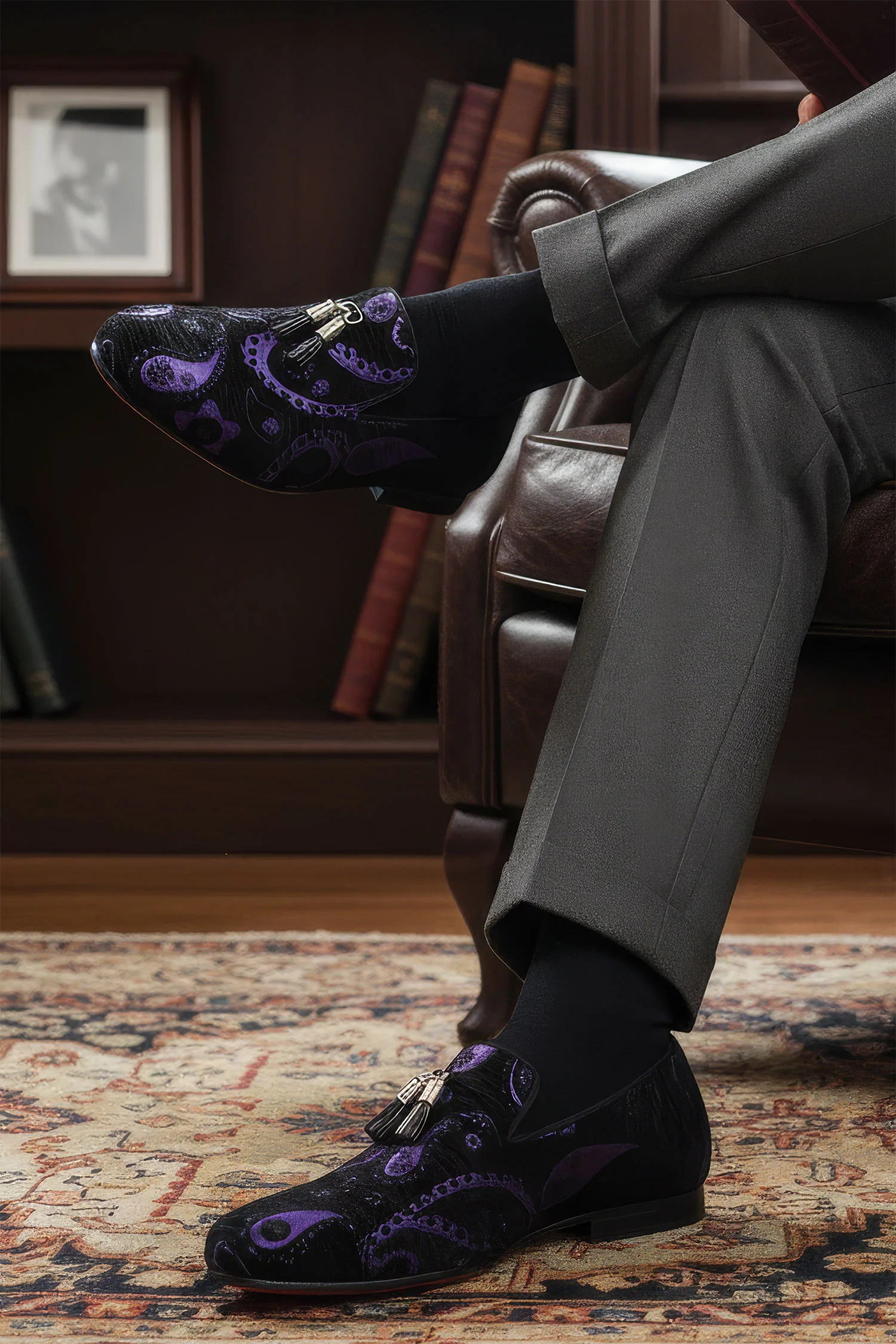 Luscious Paisley Tassel Loafers - Image 5