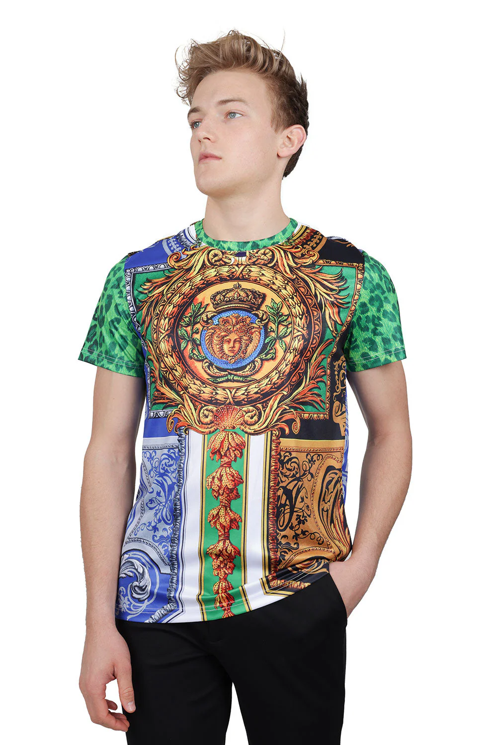 Pierre Medusa Rhinestone T-Shirt - Image 6