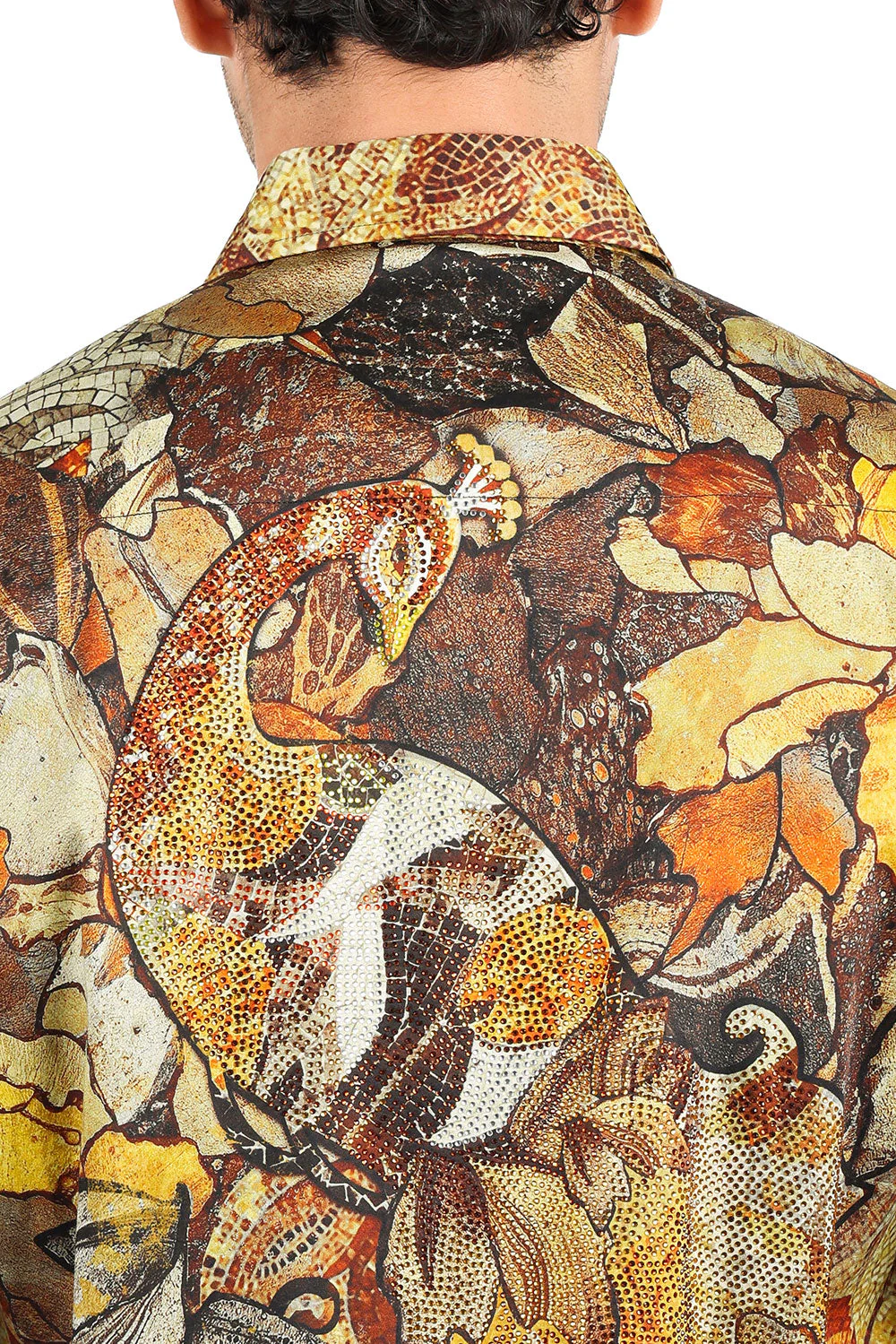 Roma Peacock Rhinestone Long Sleeve Shirt - Image 7