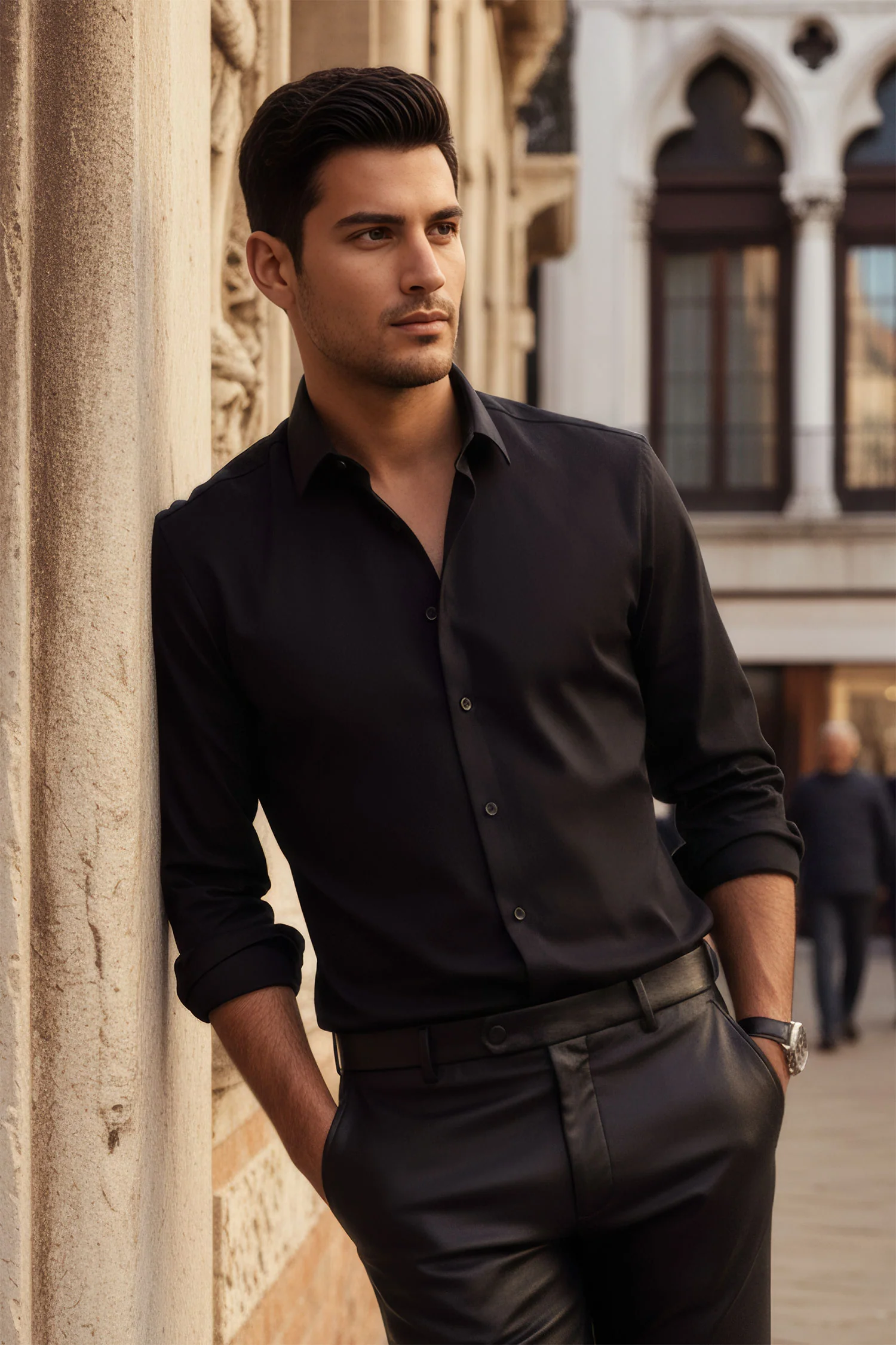 Solid Emperor Long Sleeve Shirt - Image 3