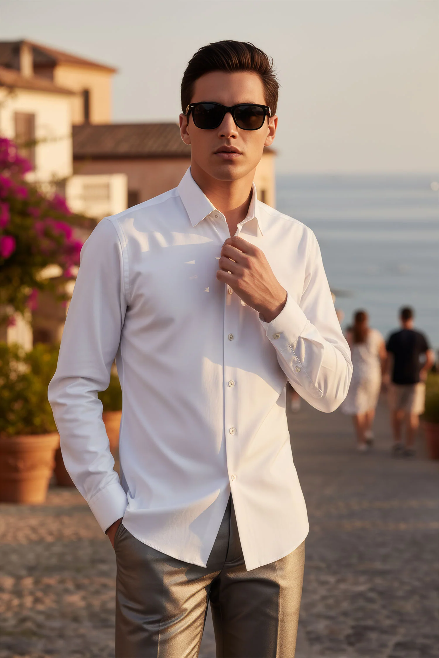 Solid Emperor Long Sleeve Shirt - Image 9