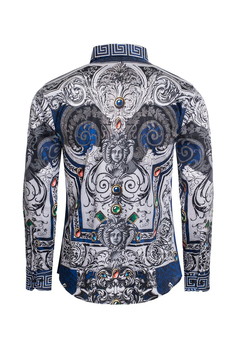 Summer Night Rhinestone Long Sleeve Shirt - Image 5