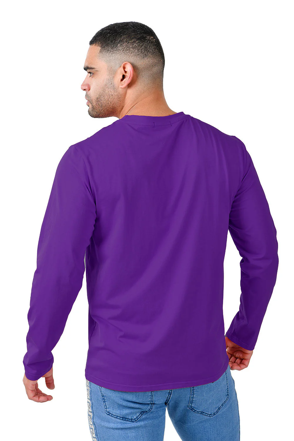 Trendy basics Long Sleeve Crew Neck T-Shirt - Image 15