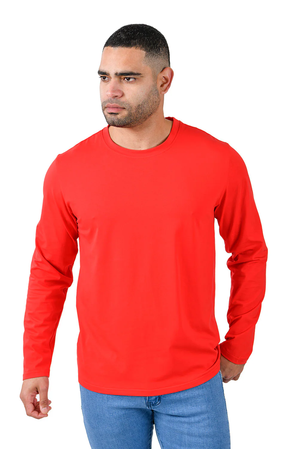 Trendy basics Long Sleeve Crew Neck T-Shirt - Image 22