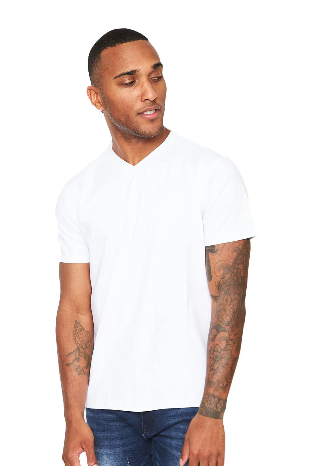 Trendy basics V-Neck T-Shirt - Image 55