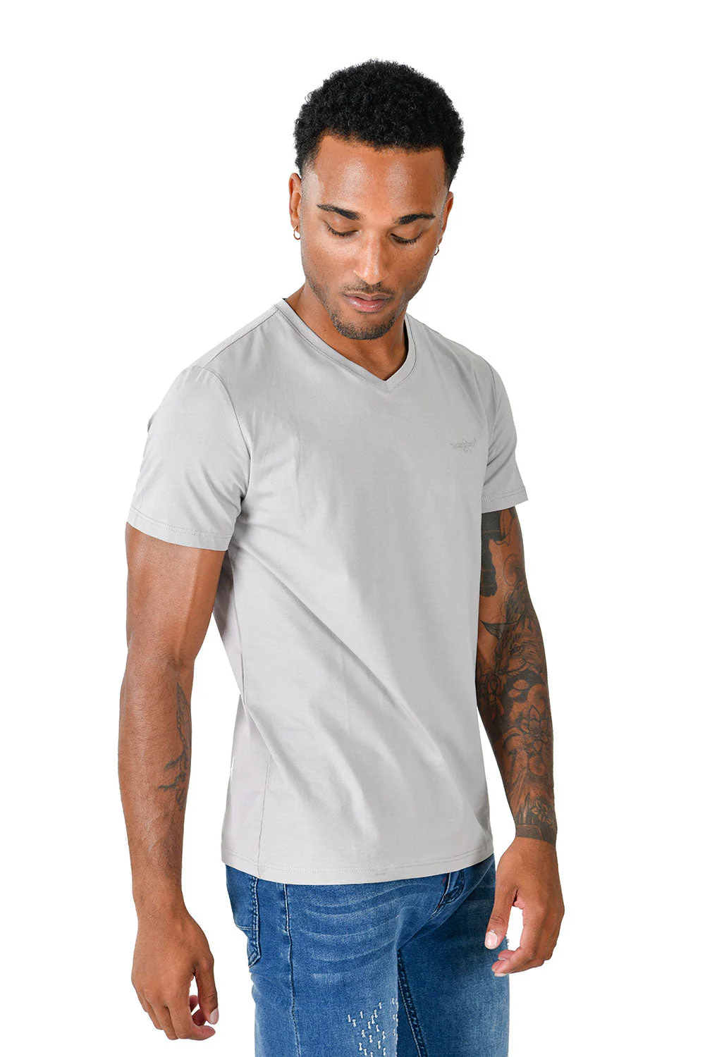 Trendy basics V-Neck T-Shirt - Image 61